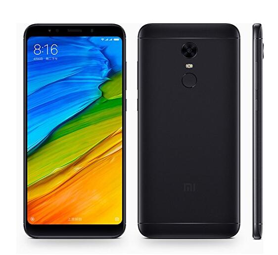 Xiaomi Redmi 5 Plus 64GB Black, Dual Sim, 4GB RAM, 5.99", GSM Unlocked Global Version, No Warranty