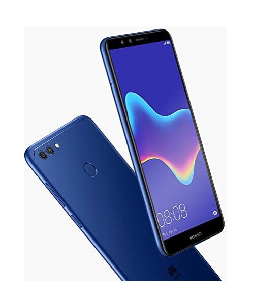 Huawei Y9 2018 FLA-LX3 5.93" HiSilicon KIRIN 659 32GB 3GB RAM DUAL SIM A-GPS Fingerprint Factory Unlocked No Warranty US (Blue)